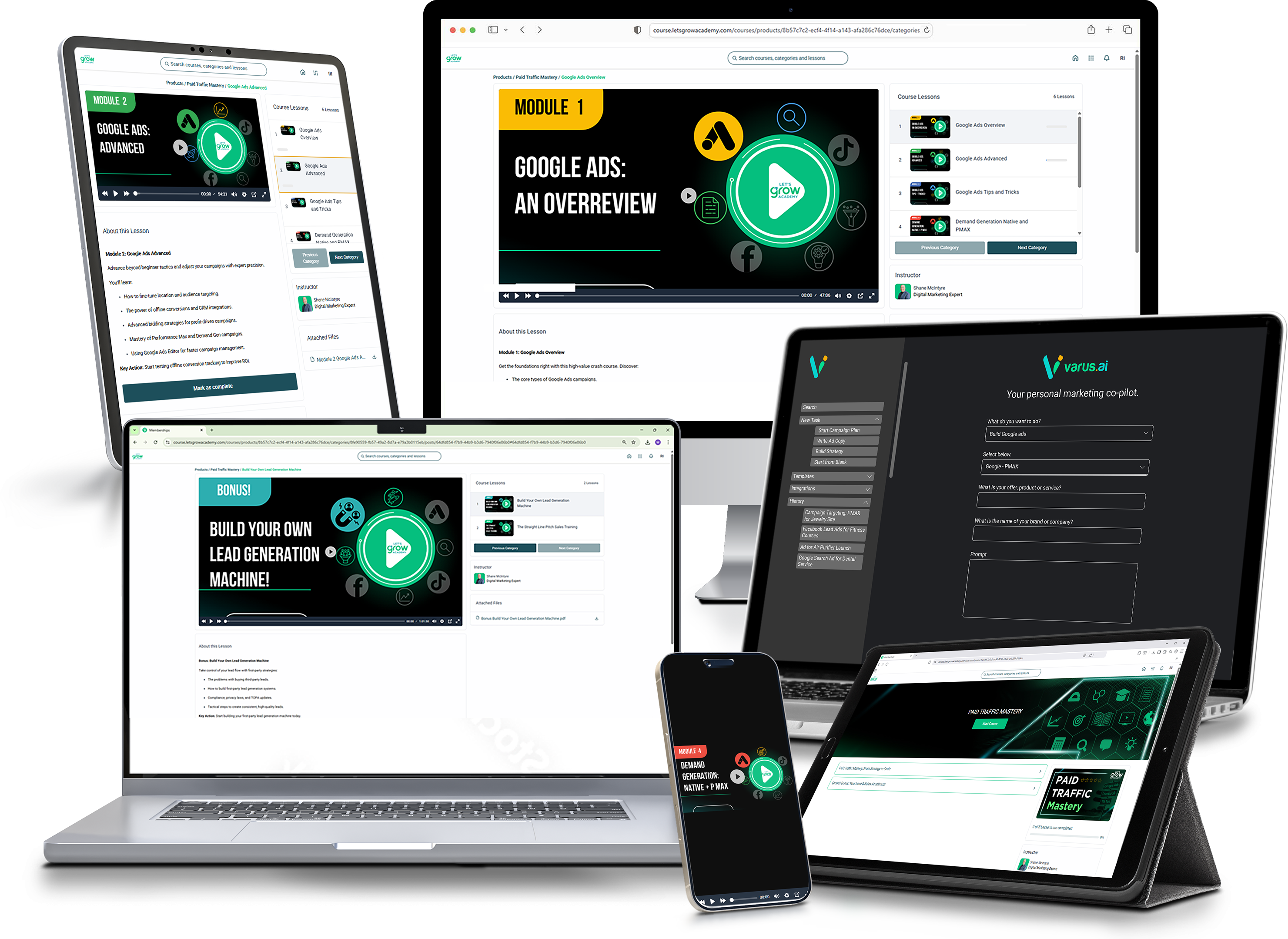 Paid Traffic Mastery Illustration